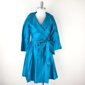 Sara Campbell S4 Silk Shirt Dress Size 12